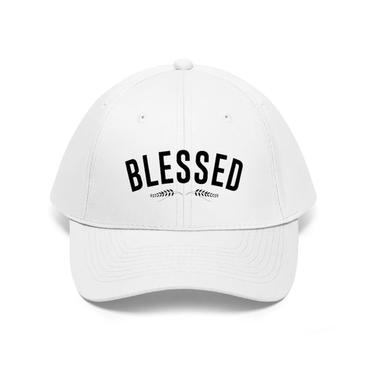 Blessed Embroidered Brushed Cotton Cap
