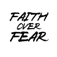 Load image into Gallery viewer, Choose Faith Over Fear V-Neck T-Shirt