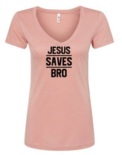 Load image into Gallery viewer, Jesus Saves Bro Women's T-Shirt
