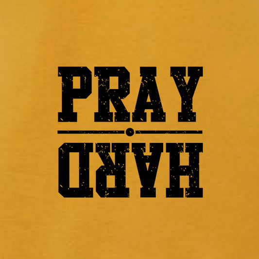 Pray Hard Women's V Neck T-Shirt