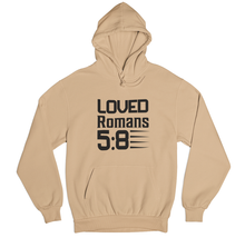 Load image into Gallery viewer, Romans 5:8 Christian Hoodie