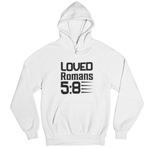 Load image into Gallery viewer, Romans 5:8 Christian Hoodie