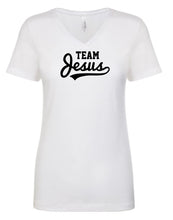 Load image into Gallery viewer, Team Jesus Women's V Neck T-Shirt