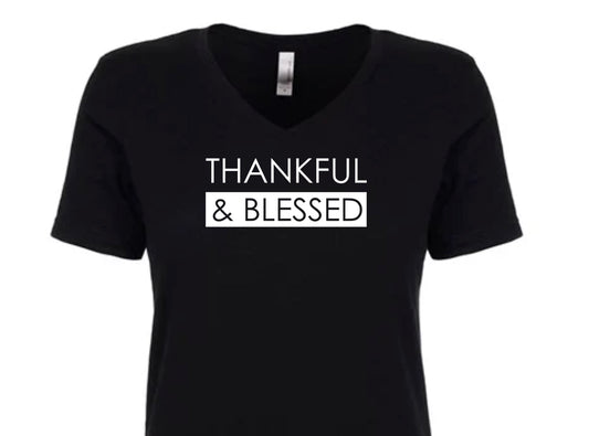 Thankful Women's V Neck T-Shirt