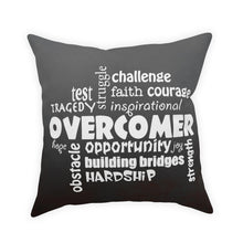 Load image into Gallery viewer, Overcomer Broadcloth Pillow