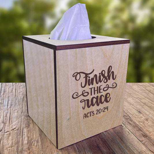 Acts 20:24 Tissue Box Cover