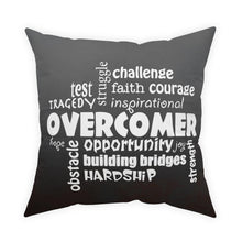 Load image into Gallery viewer, Overcomer Broadcloth Pillow