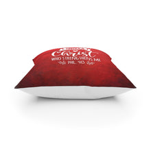 Load image into Gallery viewer, I can do all things Broadcloth Pillow