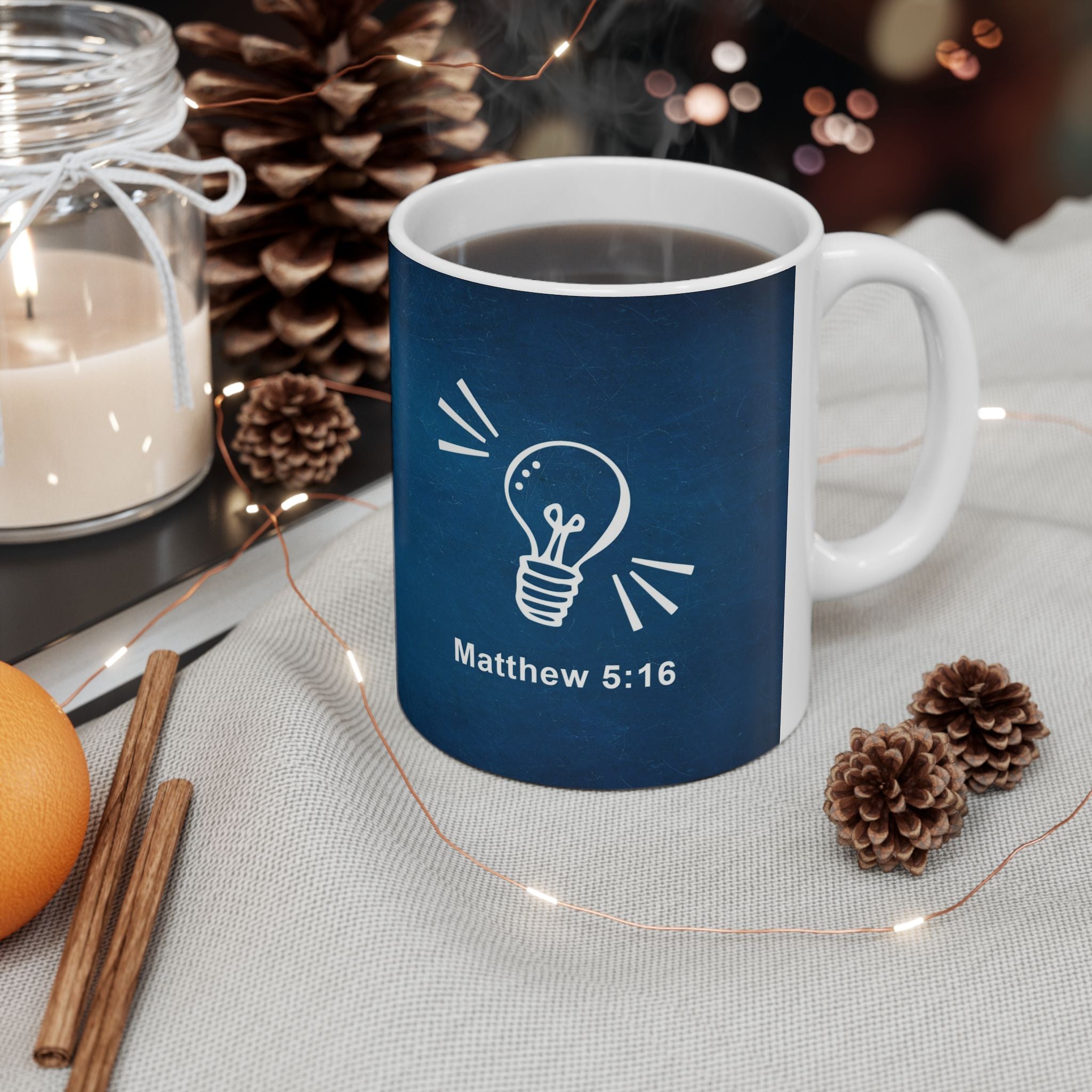 Be The Light Christian Mug