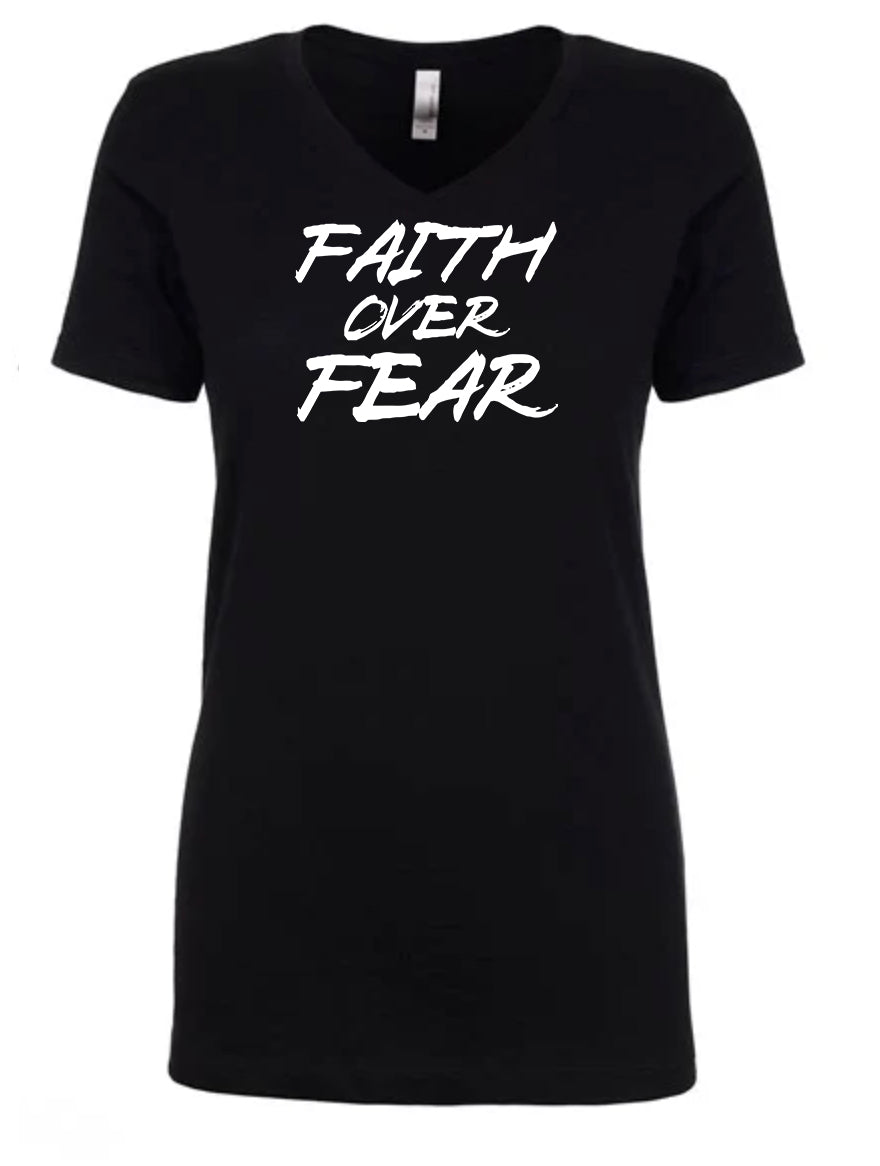 Choose Faith Over Fear V-Neck T-Shirt