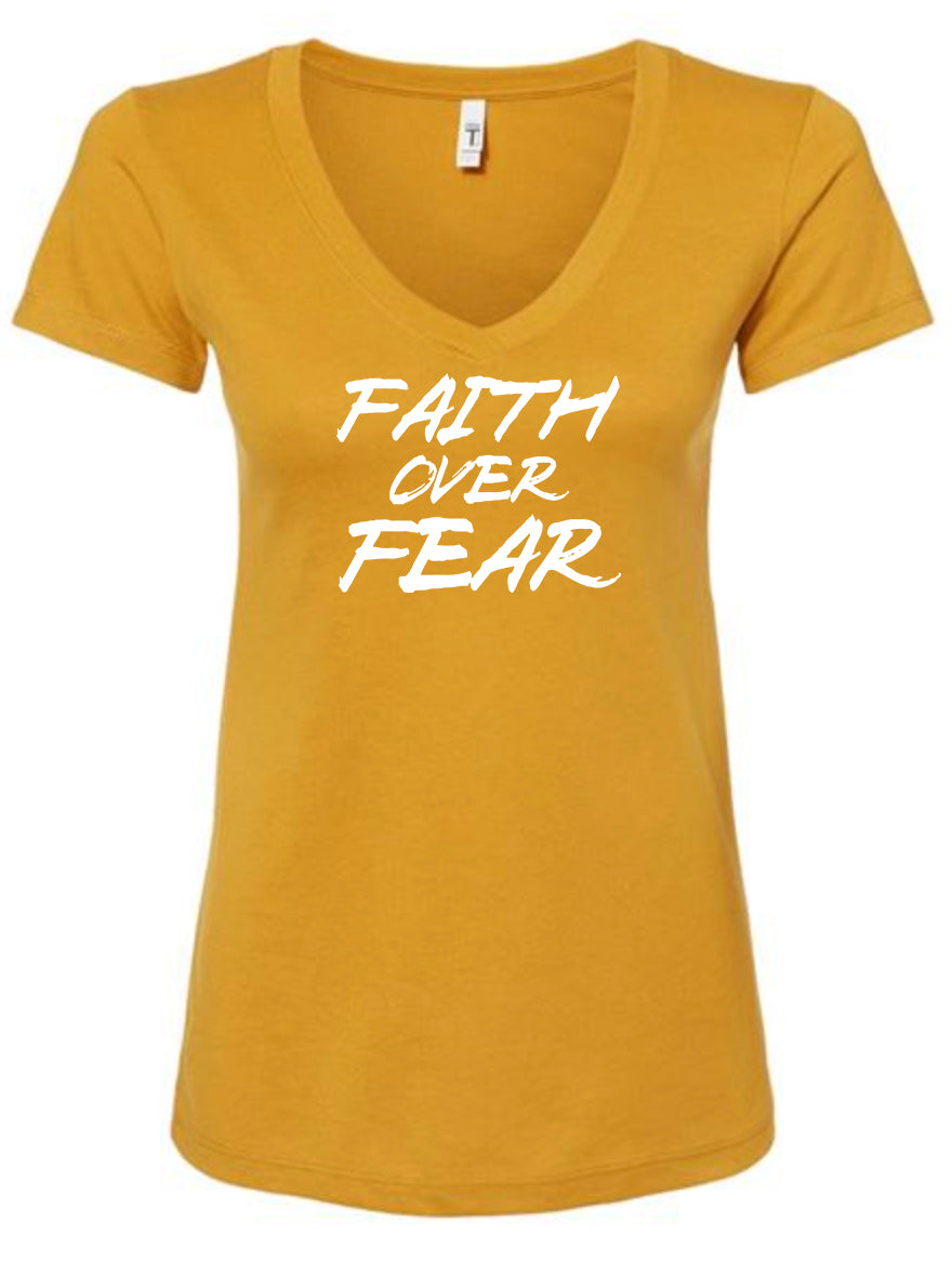 Choose Faith Over Fear V-Neck T-Shirt