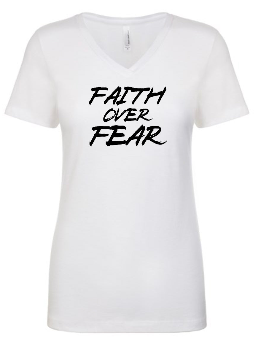 Choose Faith Over Fear V-Neck T-Shirt