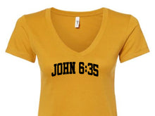 Load image into Gallery viewer, John 6:35 Scripture-Inspired T shirt
