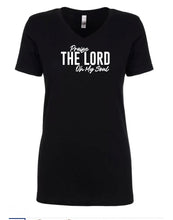 Load image into Gallery viewer, Praise The Lord Women&#39;s V Neck T-Shirt
