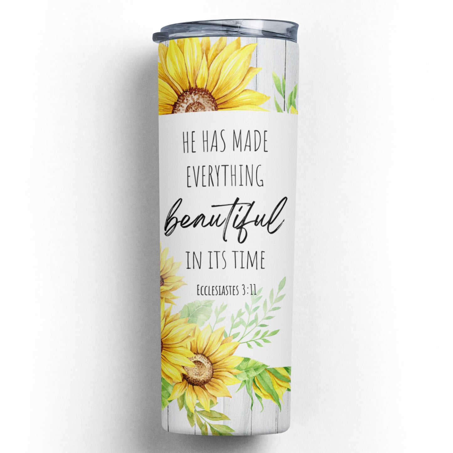 Ecclesiastes 3:11 Skinning Tumbler