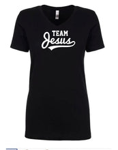 Load image into Gallery viewer, Team Jesus Women&#39;s V Neck T-Shirt
