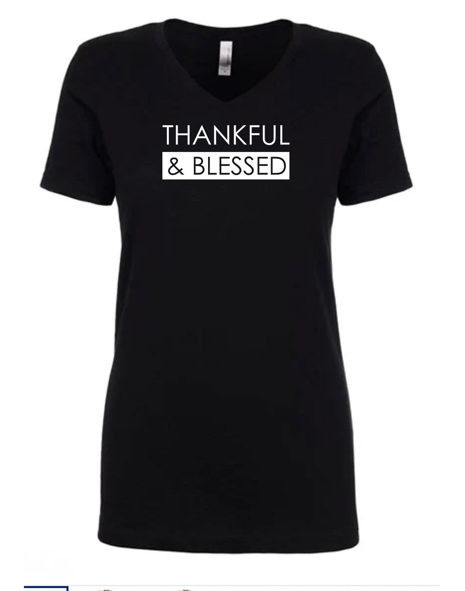 Thankful Women's V Neck T-Shirt