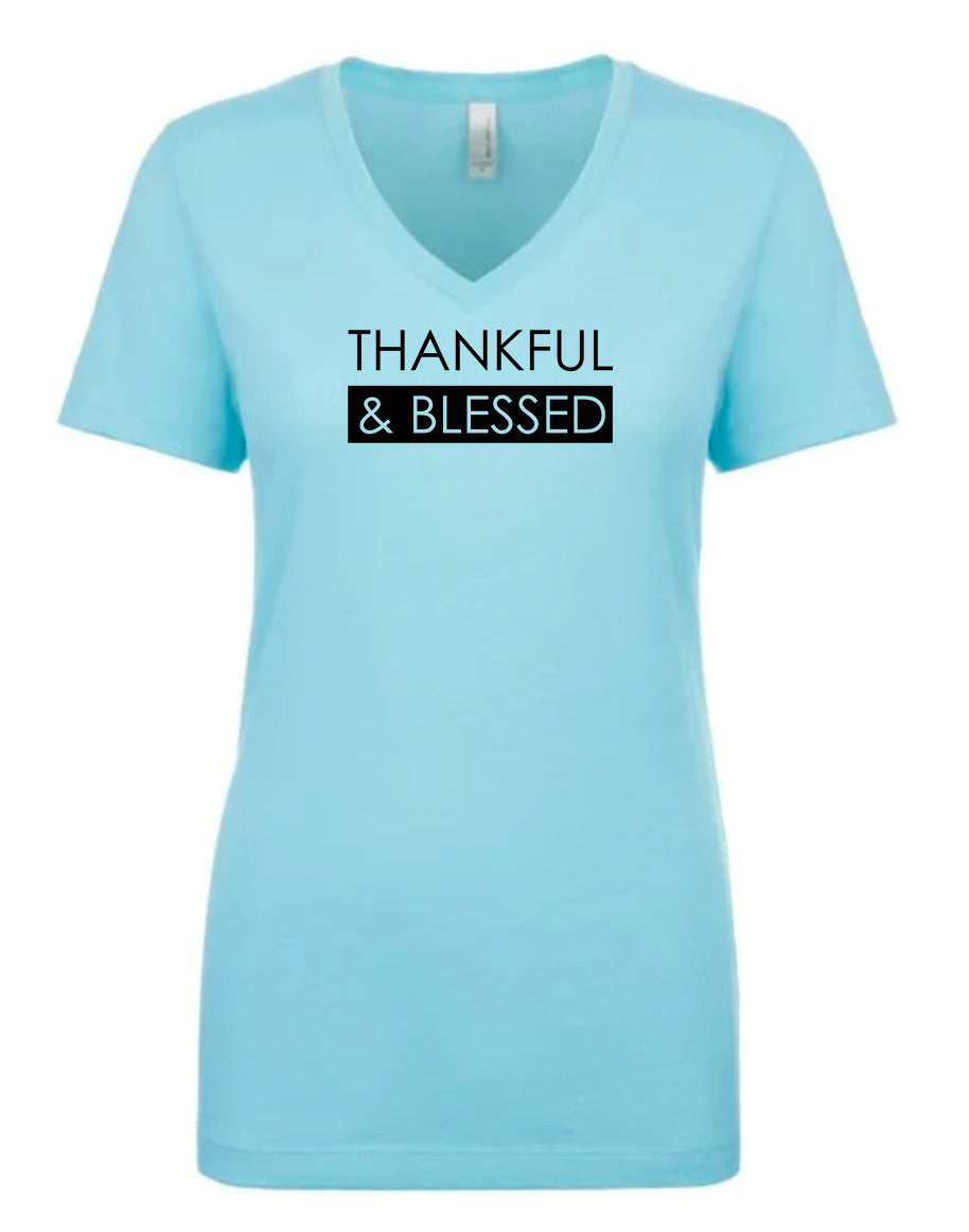 Thankful Women's V Neck T-Shirt