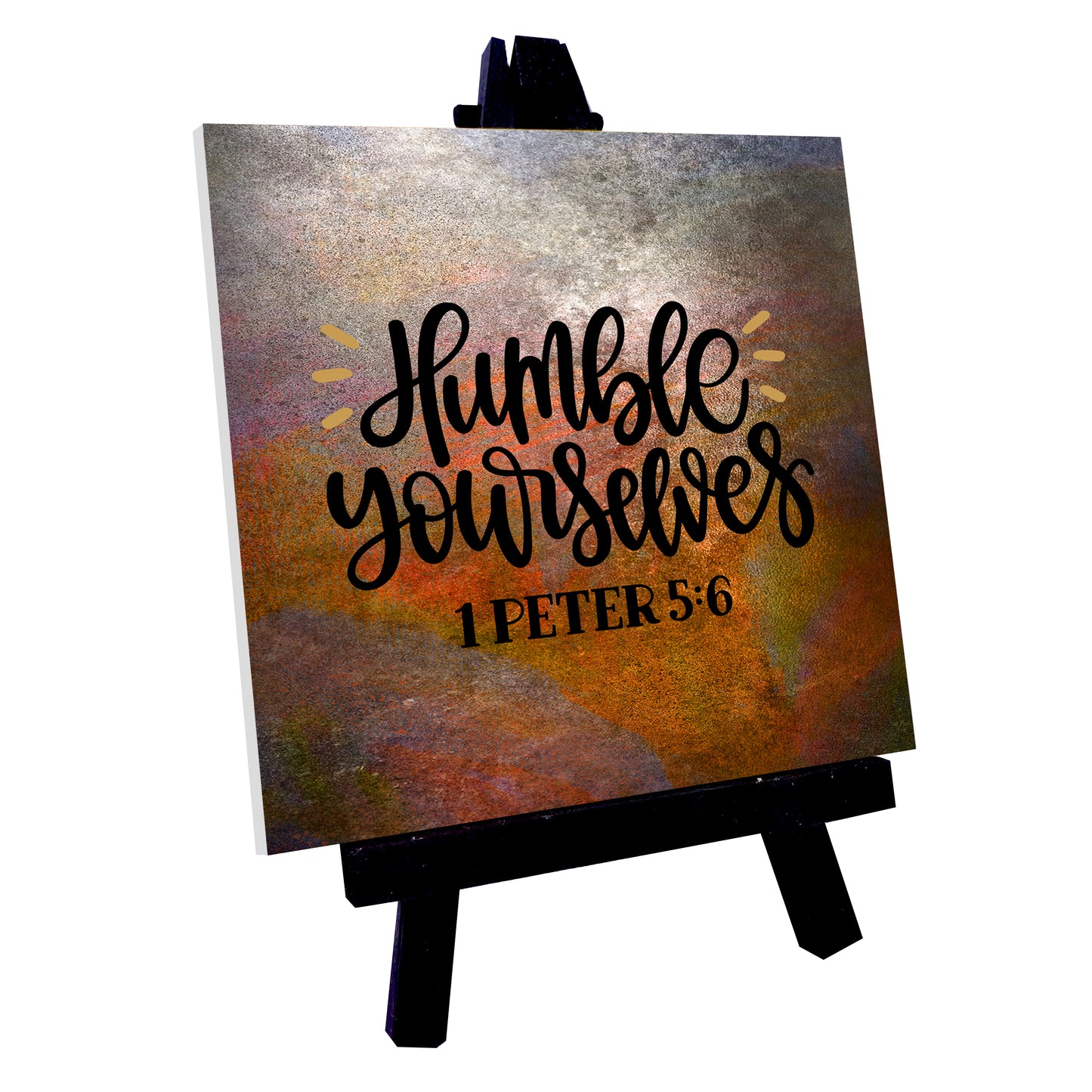 1 Peter 5:6 Decorative Christian Easel