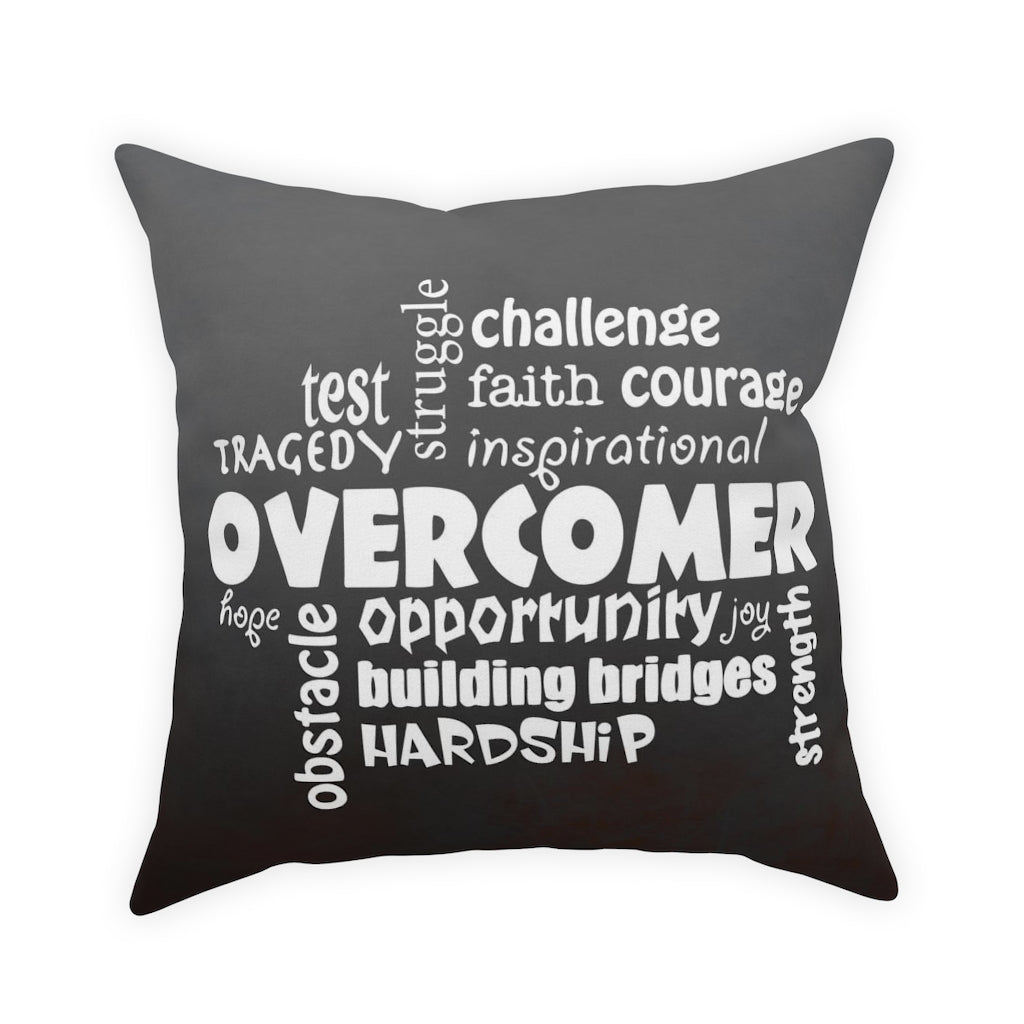 Overcomer Broadcloth Pillow