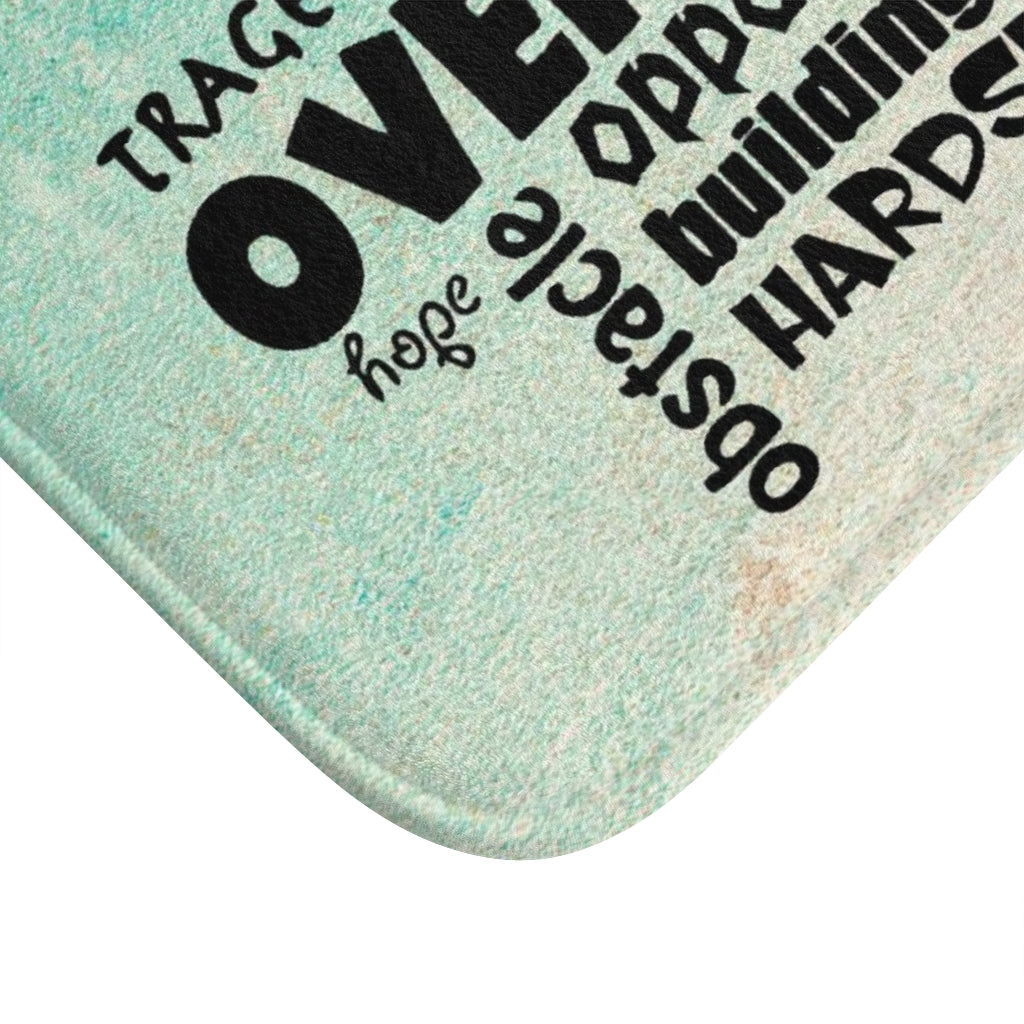 Overcomer Christian Bath Mat