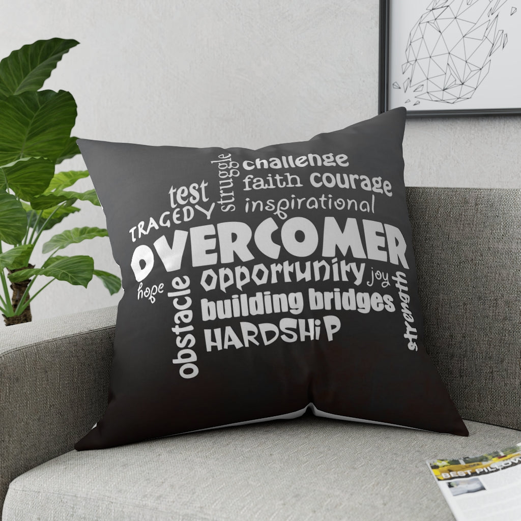 Overcomer Broadcloth Pillow