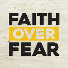 Load image into Gallery viewer, Faith Over Fear Decorative Christian Easel
