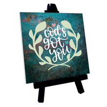 Load image into Gallery viewer, God&#39;s Got You Ceramic Tile With Easel
