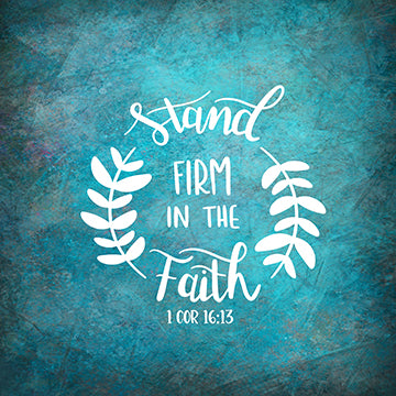 Stand Firm In Faith Broadcloth Pillow