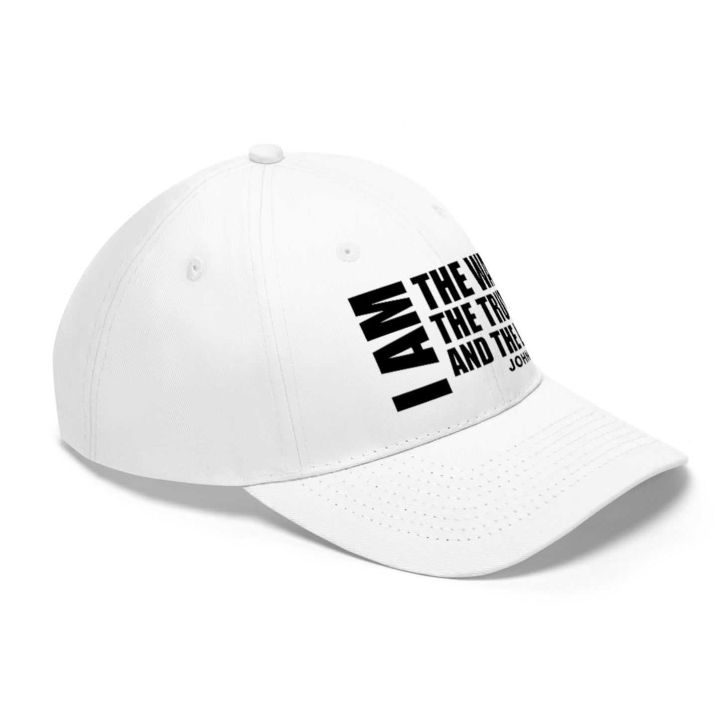 I Am The Way, The Truth, and The Life Christian Embroidered Cap