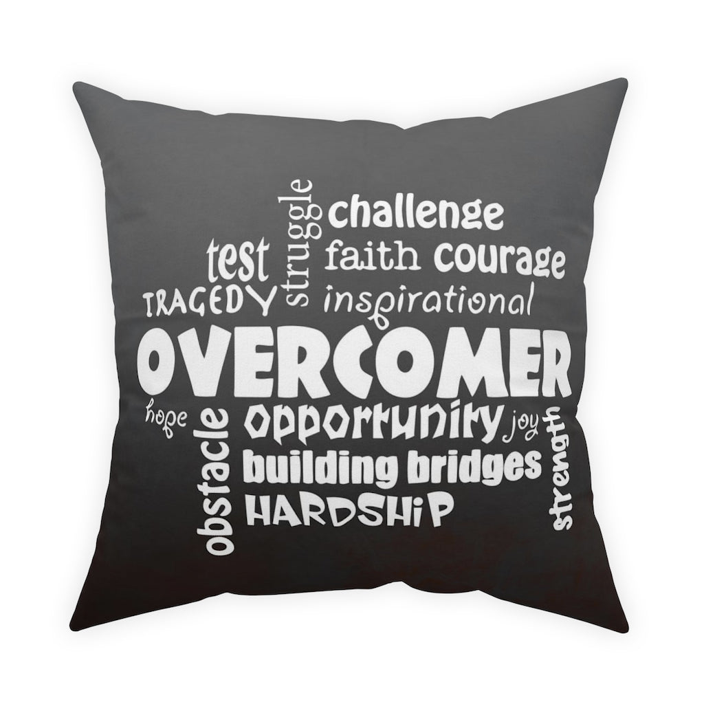 Overcomer Broadcloth Pillow